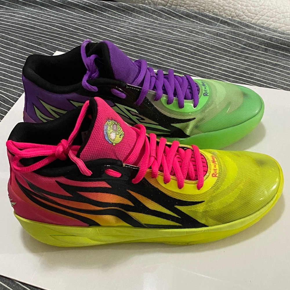 Puma MB.02 LaMelo Ball "Rick & Morty Adventures" basketball shoes